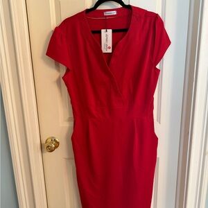 Charming Red Midi Dress